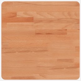 VidaXL Blat do stolika, 40x40x4 cm, kwadratowy, lite drewno bukowe