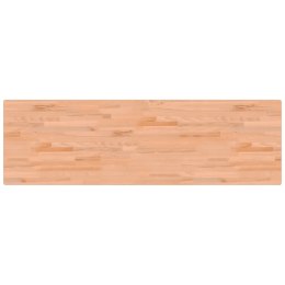 VidaXL Blat do biurka, 180x55x2,5 cm, lite drewno bukowe