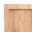 VidaXL Blat do łazienki, jasnobrązowy, 140x50x(2-6) cm, lite drewno