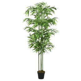 VidaXL Sztuczny bambus, 240 liści, 80 cm, zielony