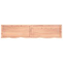 VidaXL Blat do łazienki, jasnobrązowy, 180x40x(2-4) cm, lite drewno