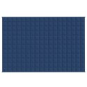 VidaXL Koc obciążeniowy, niebieski, 120x180 cm, 9 kg, tkanina