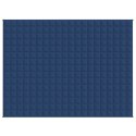 VidaXL Koc obciążeniowy, niebieski, 150x200 cm, 11 kg, tkanina