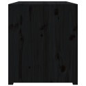 VidaXL Szafka kuchenna na zewnątrz, czarna 106x55x64cm, drewno sosnowe