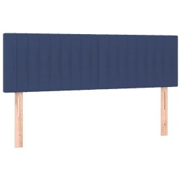 VidaXL Zagłówki do łóżka, 2 szt., niebieskie, 72x5x78/88 cm, tkanina