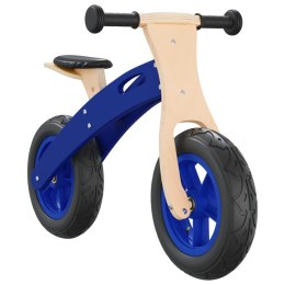 VidaXL Rowerek biegowy dla dzieci, opony pneumatyczne, niebieski