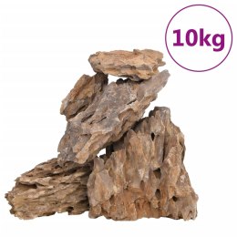 VidaXL Kamienie dragon stone, 10 kg, różne kolory, 10-30 cm