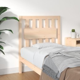 VidaXL Wezgłowie łóżka, 80,5x4x100 cm, lite drewno sosnowe