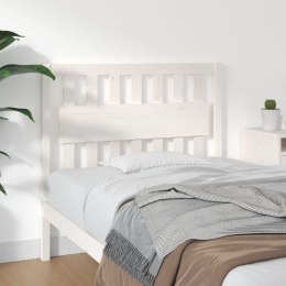 VidaXL Wezgłowie łóżka, białe, 105,5x4x100 cm, lite drewno sosnowe