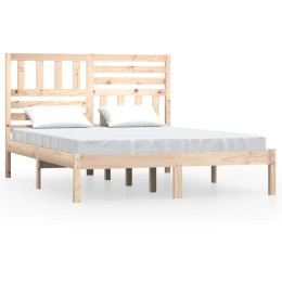 VidaXL Rama łóżka, lite drewno sosnowe, 140x200 cm
