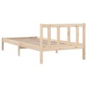 VidaXL Rama łóżka z litego drewna sosnowego, 100x200 cm