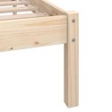 VidaXL Rama łóżka z litego drewna sosnowego, 100x200 cm