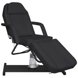 VidaXL Stół do masażu, czarny, 180x62x(87-112) cm