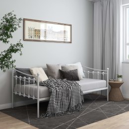 VidaXL Rama sofy, biała, metalowa, 90x200 cm