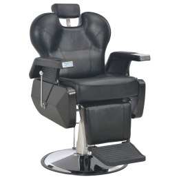 VidaXL Fotel barberski, czarny, 72x68x98 cm, sztuczna skóra