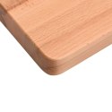 VidaXL Blat do biurka, 100x(45-50)x1,5 cm, lite drewno bukowe