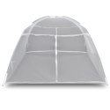 VidaXL Moskitiera namiotowa, 200x180x150 cm, włókno szklane, biała