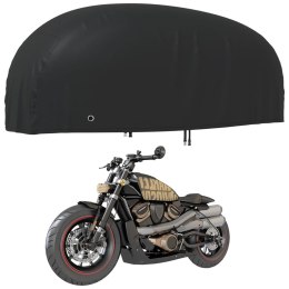 VidaXL Pokrowiec na motocykl, czarny, 295x110x140 cm, Oxford 210D