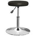 VidaXL Krzesła stołowe, 4 szt., czarne, obite sztuczną skórą