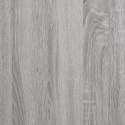 VidaXL Biurko, szary dąb sonoma, 139x139x75cm, materiał drewnopochodny