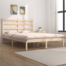 VidaXL Rama łóżka, lite drewno sosnowe, 140x200 cm