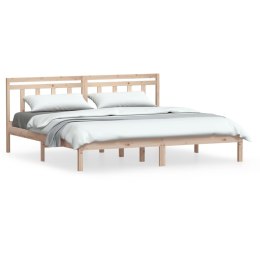VidaXL Rama łóżka, lite drewno sosnowe, 160 x 200 cm