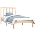 VidaXL Rama łóżka, lite drewno sosnowe, 90x190 cm, pojedyncza