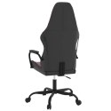 VidaXL Masujący fotel gamingowy, czarno-bordowy, sztuczna skóra