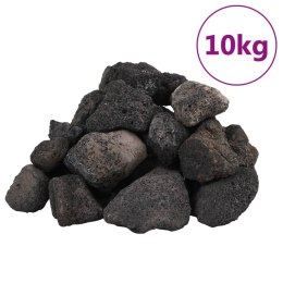 VidaXL Skała wulkaniczna, 10 kg, czarna, 5-8 cm