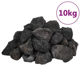 VidaXL Skała wulkaniczna, 10 kg, czarna, 3-5 cm