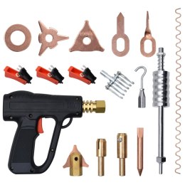 VidaXL 66-elementowy zestaw do usuwania wgnieceń z pistoletem