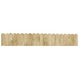 VidaXL Obrzeża ogrodowe, 2 szt., 120 cm, impregnowane drewno sosnowe