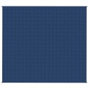VidaXL Koc obciążeniowy, niebieski, 200x230 cm, 9 kg, tkanina