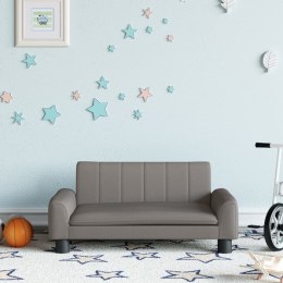 VidaXL Sofa dla dzieci, kolor taupe, 70x45x30 cm, obita tkaniną