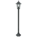 VidaXL Lampy ogrodowe, 110 cm, E27, aluminium, ciemnozielone, 6 szt.