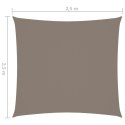 VidaXL Żagiel ogrodowy, tkanina Oxford, kwadratowy, 2,5x2,5 m, taupe