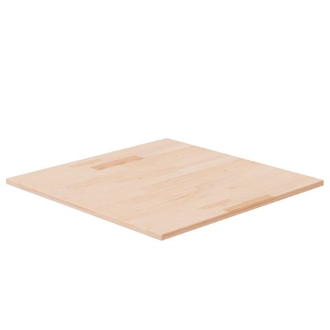 VidaXL Kwadratowy blat do stolika, 60x60x1,5 cm, surowe drewno dębowe