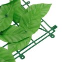 VidaXL Parawan balkonowy, zielone liście, 200x150 cm