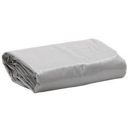 VidaXL Plandeka, szara, Ø 2,2 m, 650 g/m²