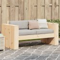 VidaXL Sofa ogrodowa, 2-osobowa, 134x60x62 cm, lite drewno sosnowe