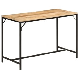 VidaXL Stół do jadalni, 110x55x75 cm, surowe drewno mango i żelazo