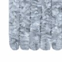 VidaXL Zasłona przeciwko owadom, biało-szara, 100x230 cm, szenil