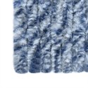 VidaXL Zasłona przeciwko owadom, niebiesko-biała, 100x200 cm, szenil