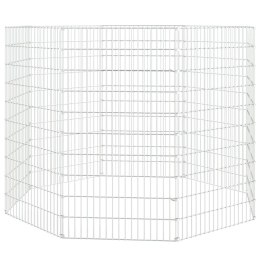 VidaXL 8-panelowa klatka dla królika, 54x100 cm, galwanizowane żelazo