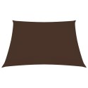 VidaXL Kwadratowy żagiel ogrodowy, tkanina Oxford, 4x4 m, brązowy