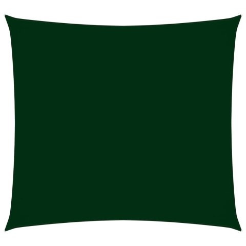 VidaXL Żagiel przeciwsłoneczny, tkanina Oxford, kwadrat, 5x5 m, zieleń