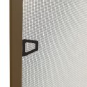 VidaXL Moskitiera okienna, brązowa, 100x120 cm
