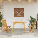 VidaXL Ogrodowy stół jadalniany, 110x56x75 cm, lite drewno akacjowe