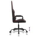VidaXL Masujący fotel gamingowy, czerwono-czarny, sztuczna skóra