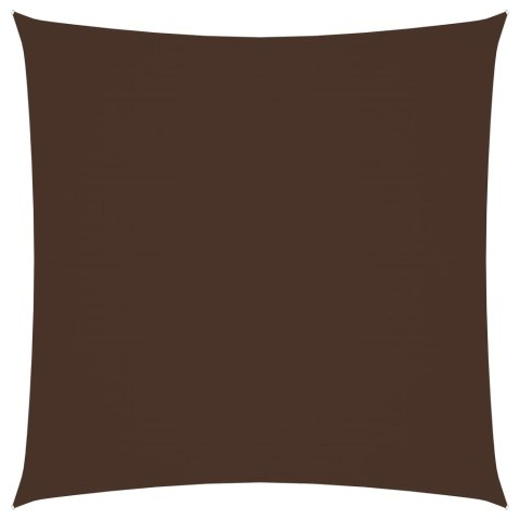 VidaXL Żagiel ogrodowy, tkanina Oxford, kwadratowy, 5x5 m, brązowy
